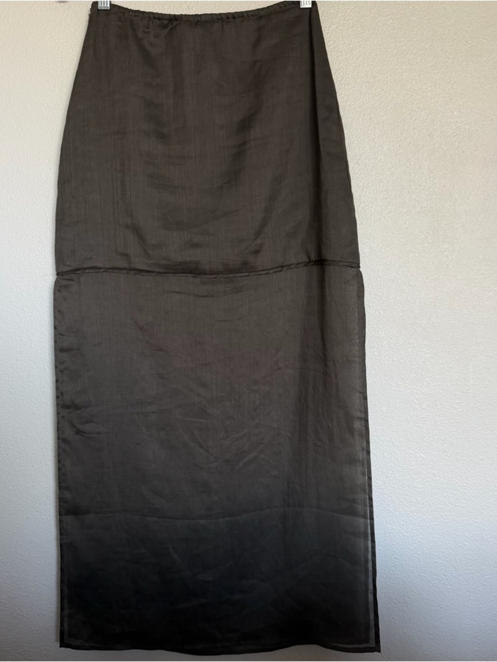 Dissh Kai petrol ramie midi skirt NWT - Picture 5 of 7